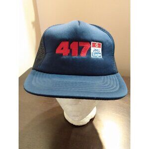 Vintage 417 Jeep Eagle Snapback Hat Mesh Trucker Retro Automobile Car